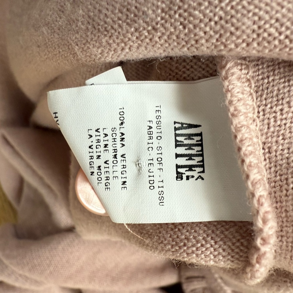Moschino Light Pink Button-Up Cardigan - Sz. small - Picture 6 of 6